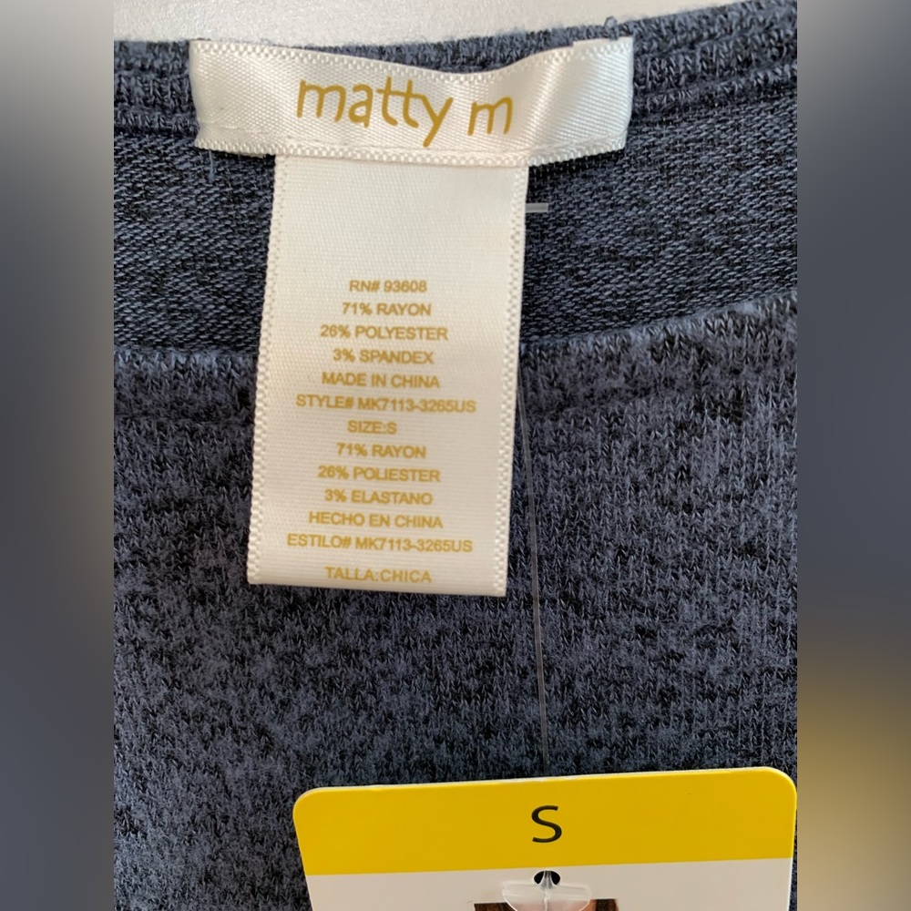 NWT Matty M Knit Top - Picture 3 of 7
